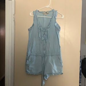 Denim romper
